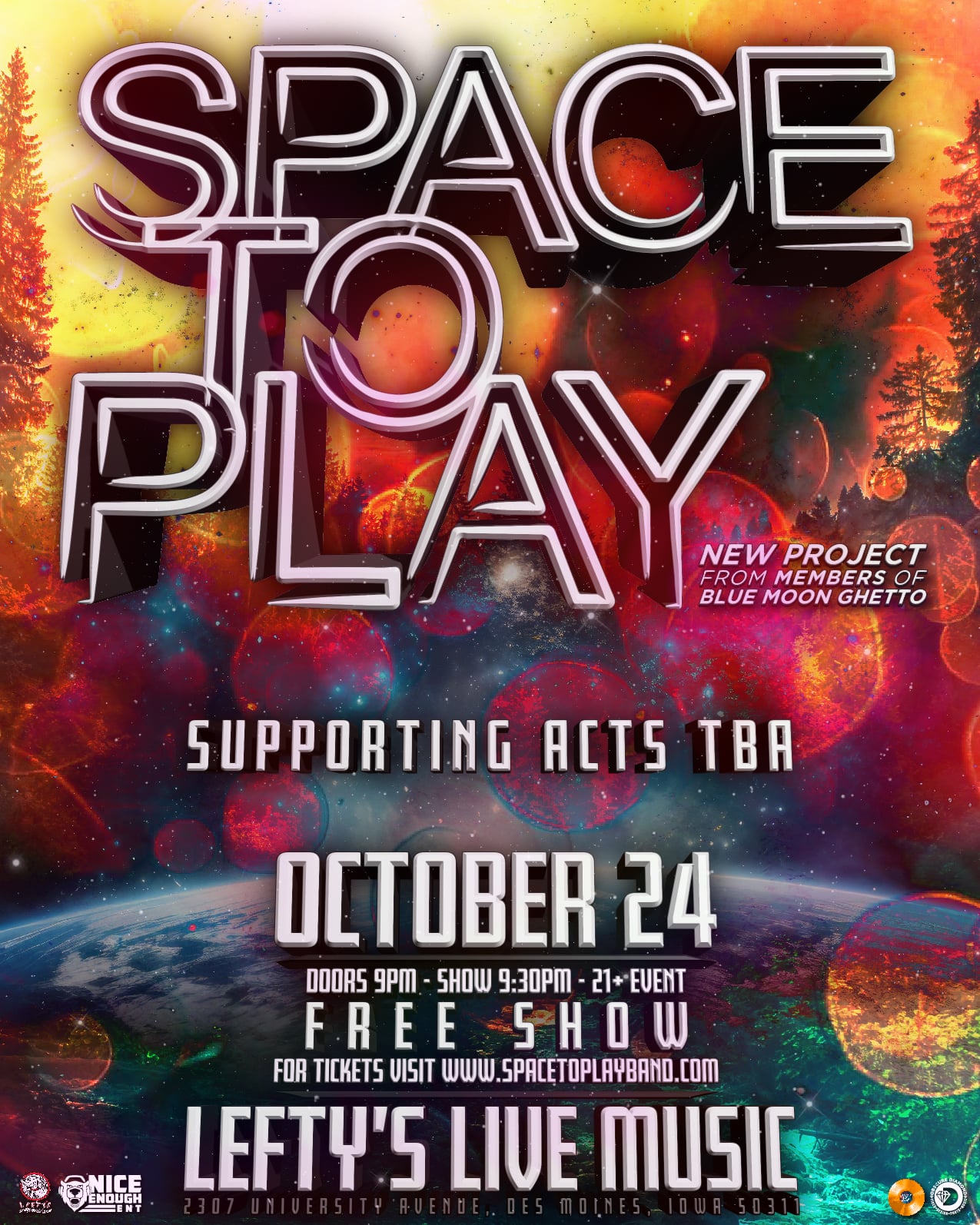 Space To Play 10/24 Lefty's Live Music